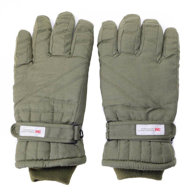 Gants Mil-Tec pour hommes, doublure chaude THINSULATE™, vert olive, équipement tactique d'hiver pour hommes