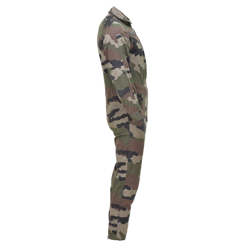 Combinaison de mécanicien originale de l'armée française coupe ample élastique camouflage CCE