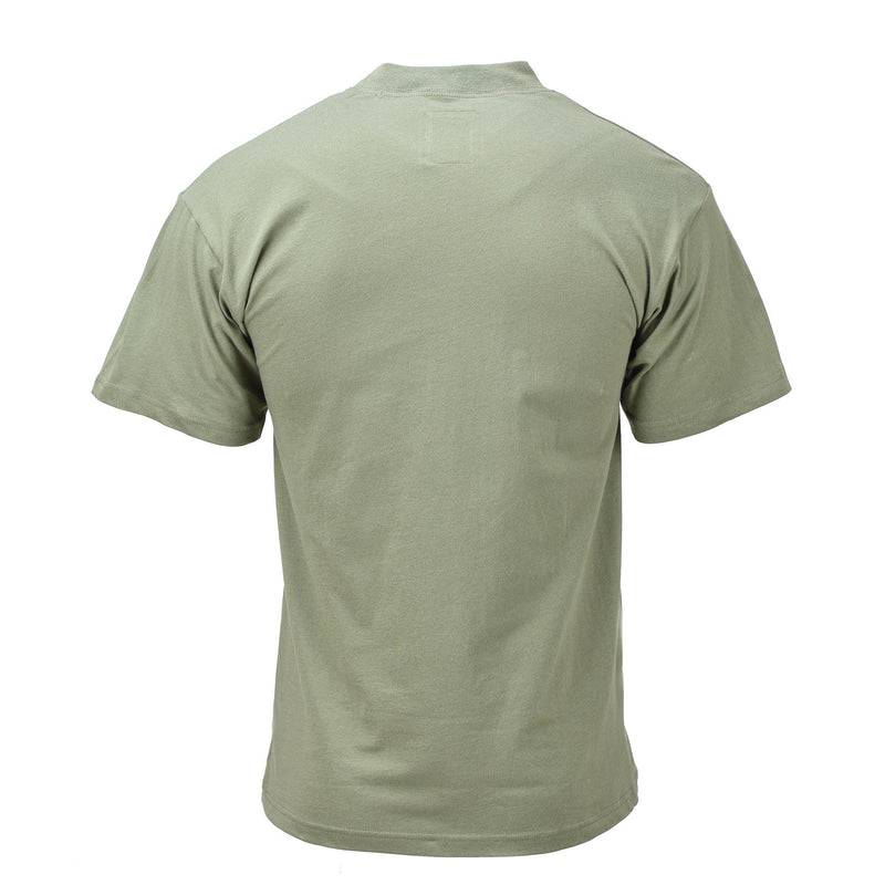 T-shirt authentique de l'armée tchèque, chemise de campagne de première couche, vert olive OD, sous-vêtement NEUF