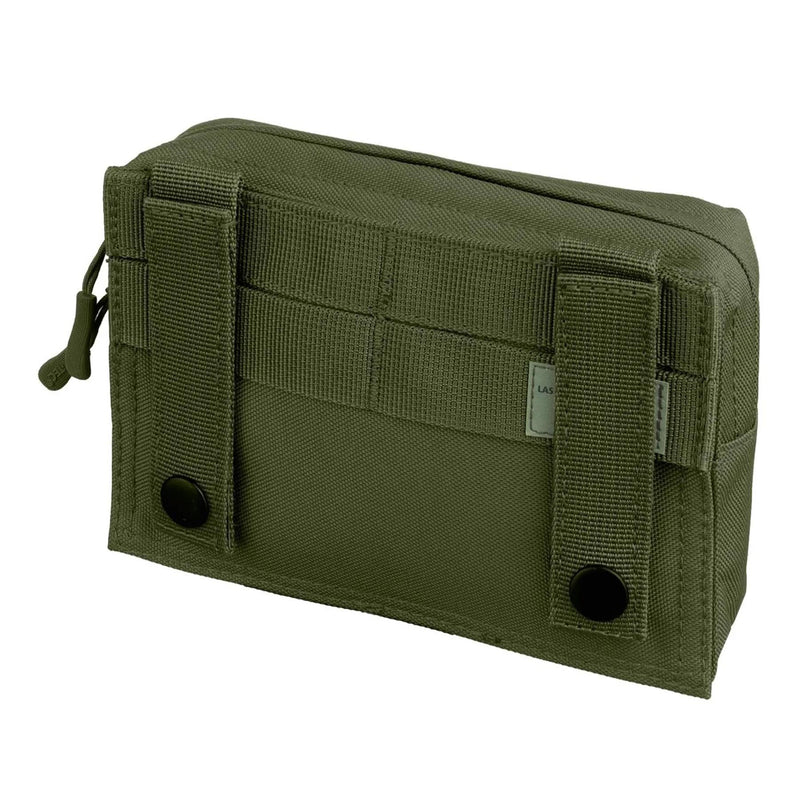 Pochette de ceinture utilitaire découpée au laser MIL-TEC, sac tactique en sangle de type Molle, petite taille, olive