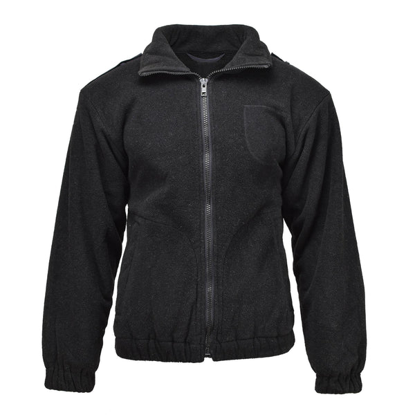 Veste polaire originale de la police militaire néerlandaise, pull chaud, pull d'hiver noir
