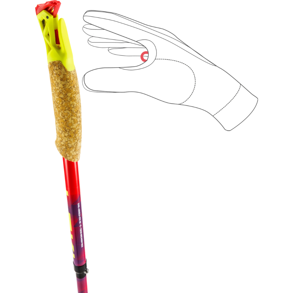 LEKI Ultratrail FX.One Bâtons de Trail Pliants Carbone 130 cm Paire