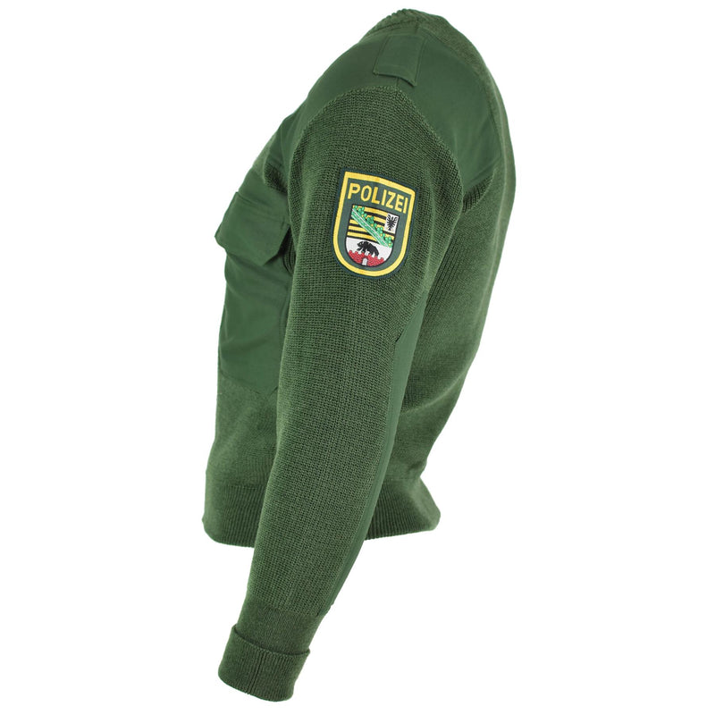 Véritable pull vert des troupes de l'armée allemande, pull militaire BDU, NEUF