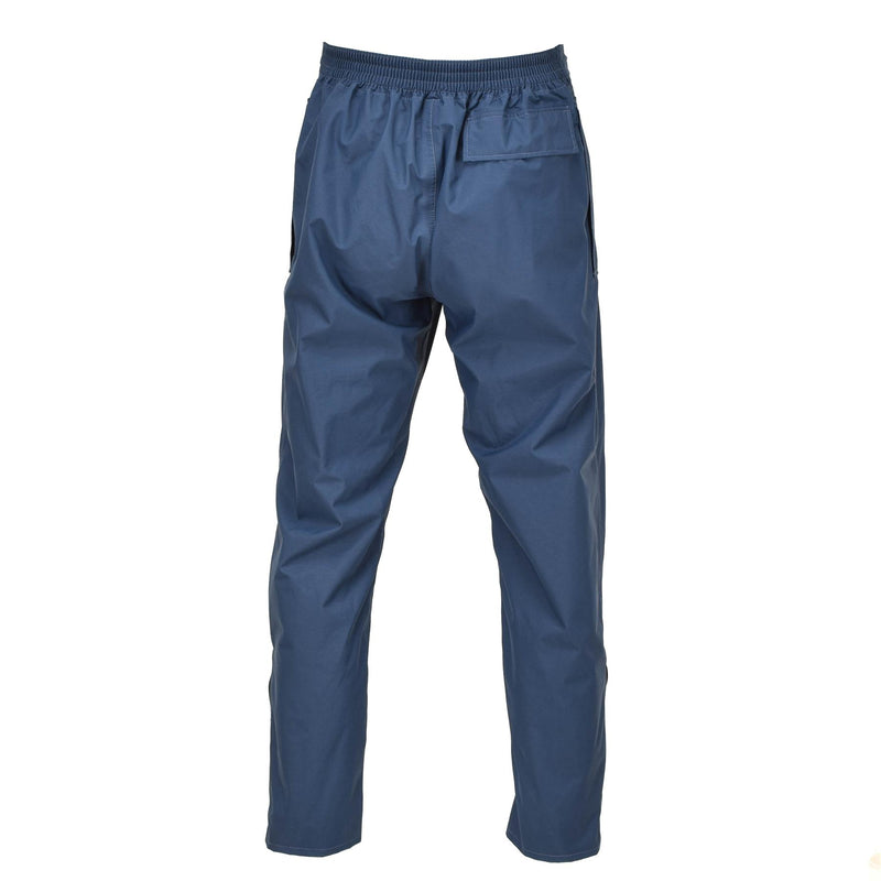 Pantalon imperméable bleu RAF original de la Royal Air Force britannique pour temps humide