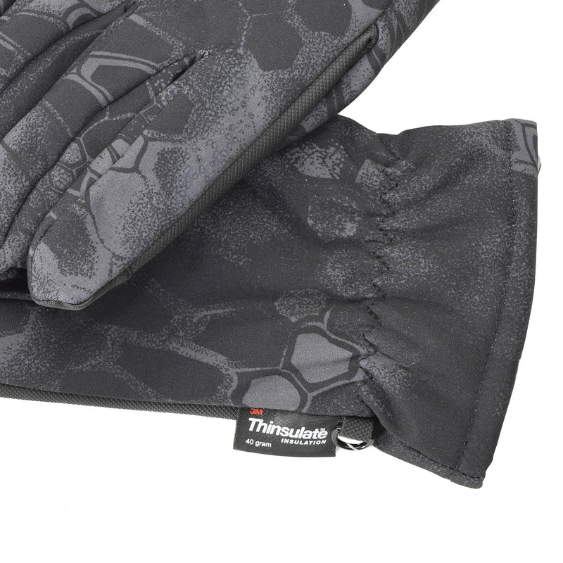 Gants Mil-Tec pour hommes, doublure Softshell THINSULATE™, camouflage Mandra, équipement tactique d'hiver