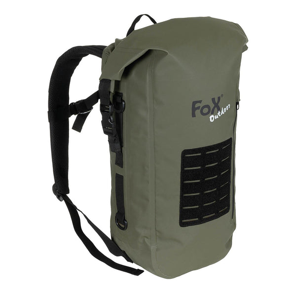 Sac à dos de randonnée imperméable léger en PVC MFH militaire olive étanche molle NOUVEAU