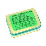 Trousse d'urgence de base pour le sauvetage et la survie en extérieur BCB Combat Survival Tin Essentials