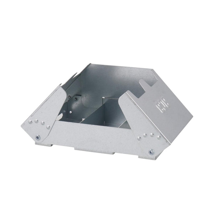 Réchaud de camping compact pliant en métal BCB FireDragon avec conception de pare-brise pour la cuisson à combustible solide de randonnée en plein air