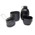 Ensemble de cuisine BCB MK2 Crusader 4 pièces en aluminium pour cantine, tasse, cuiseur, compact, randonnée
