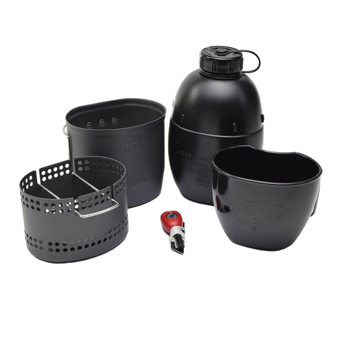 BCB MK2 The Crusader ensemble de cuisine poêle en aluminium compact léger 6 pièces - GoMilitar