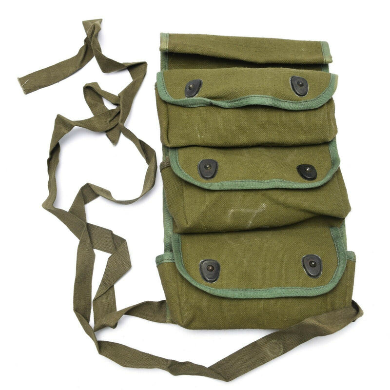 Pochette à grenade originale de l'armée française pour chargeur de munitions militaires à 3 cellules