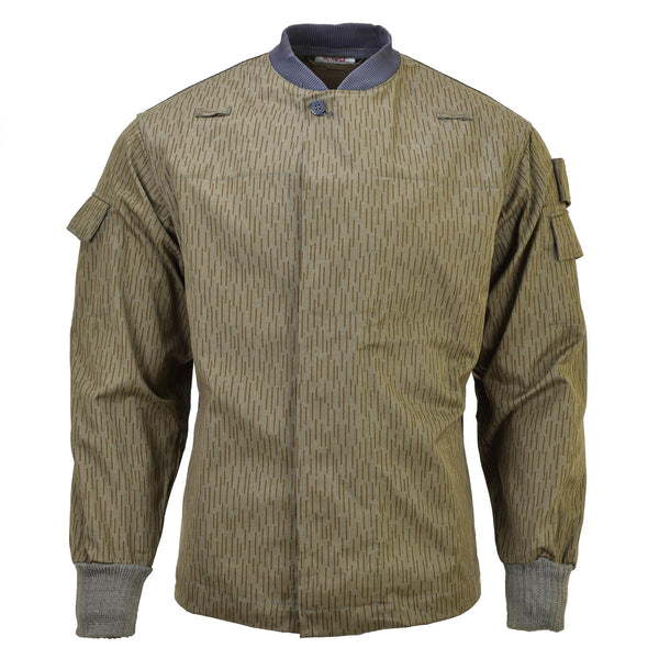 Veste de camouflage militaire allemande NVA strichtarn originale uniforme de combat vintage