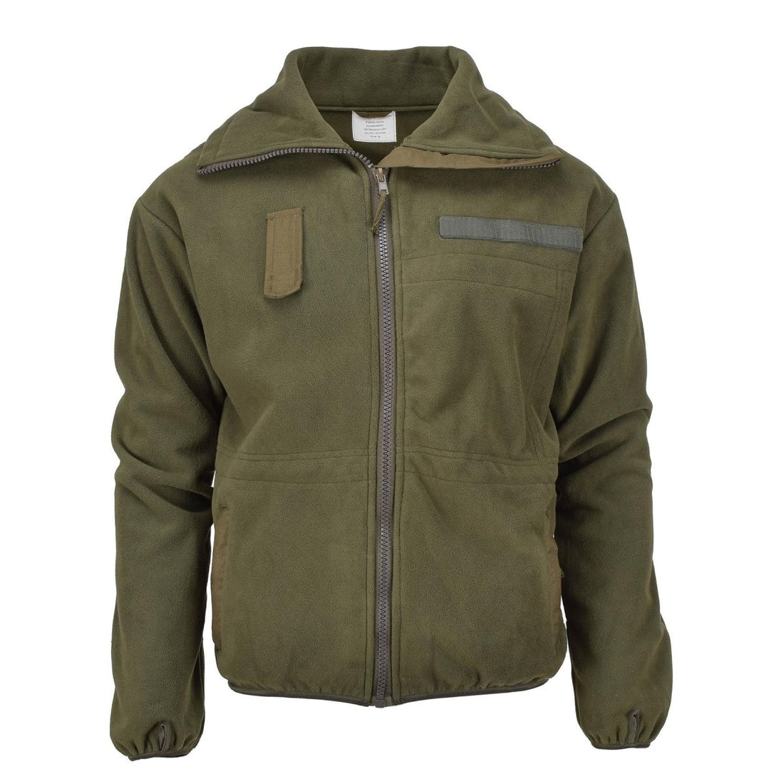 Veste polaire de style militaire autrichienne de marque Blochl, col montant, fermeture éclair intégrale, respirante