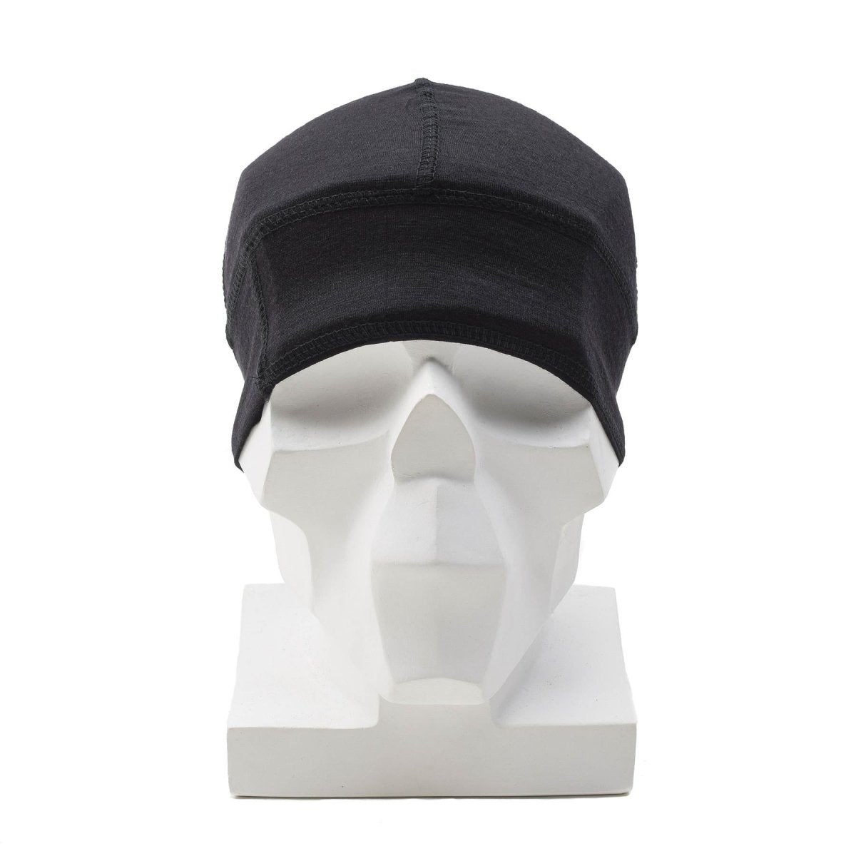 Bonnet de style militaire en laine mérinos respirante de marque Blochl noir NEUF