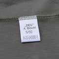 Chemises en jersey de style militaire de marque Blochl, sous-vêtements thermiques à col montant NEUF