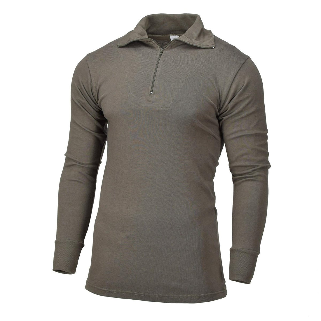 Chemises en jersey de style militaire de marque Blochl, sous-vêtements thermiques à col montant NEUF