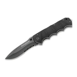 Couteau de poche BOKER Black Spear revêtement noir acier inoxydable 440A manche aluminium