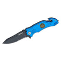 Couteau de poche pliant de marque Boker Air Force Rescue acier 440A manche en aluminium
