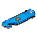 Couteau de poche pliant de marque Boker Air Force Rescue acier 440A manche en aluminium