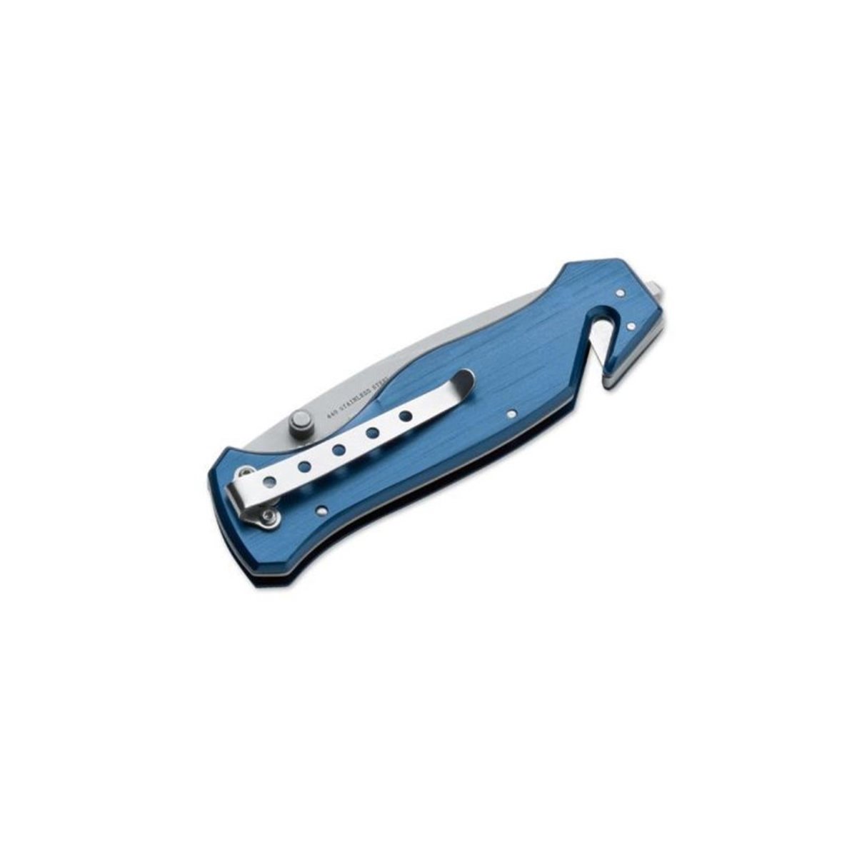Couteau de poche pliant de marque Boker Law Enforcement acier inoxydable non revêtu 440A