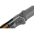 Couteau de poche pliant Boker Brand Forest Ranger manche en bois acier 7Cr17MoV