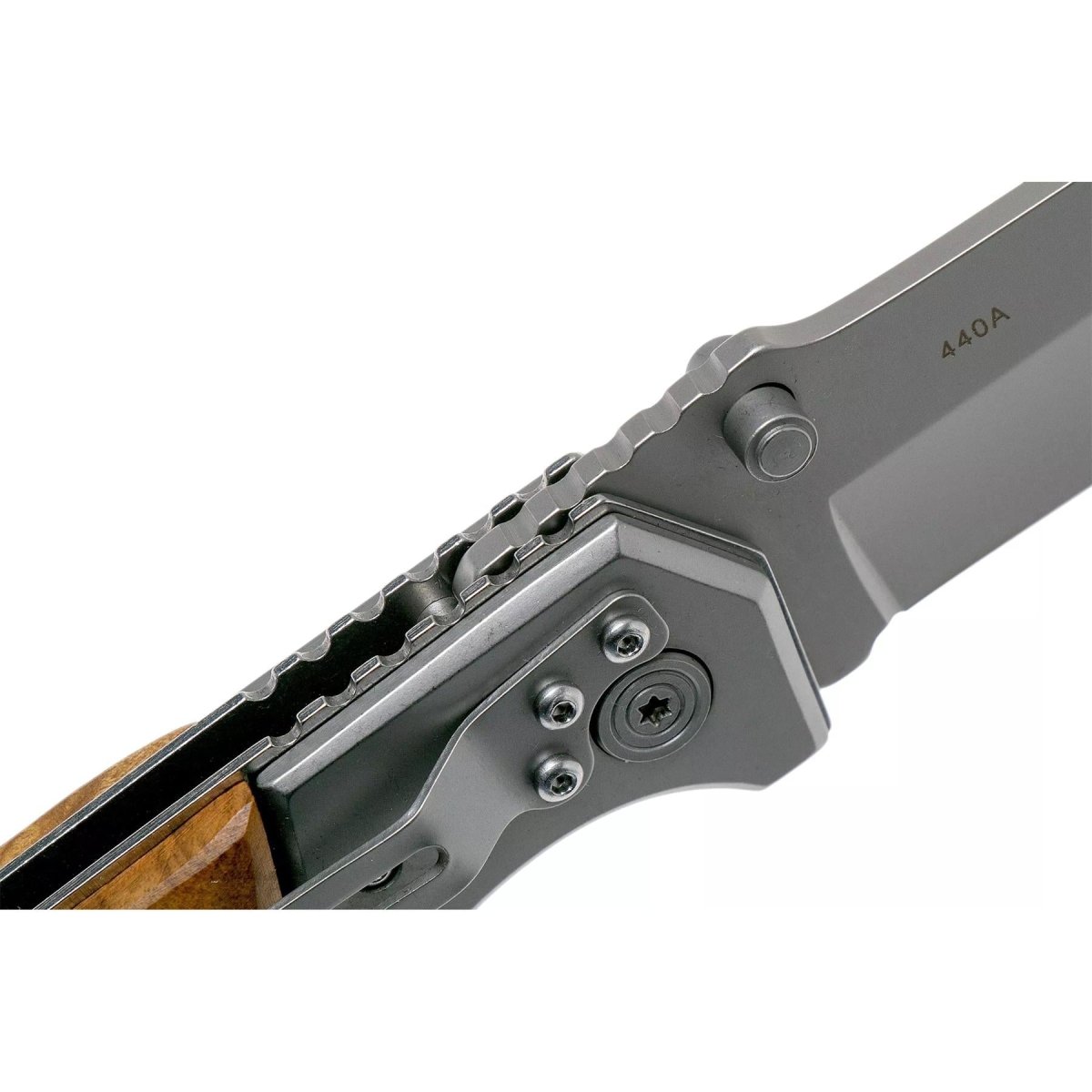Couteau de poche pliant Boker Brand Forest Ranger manche en bois acier 7Cr17MoV