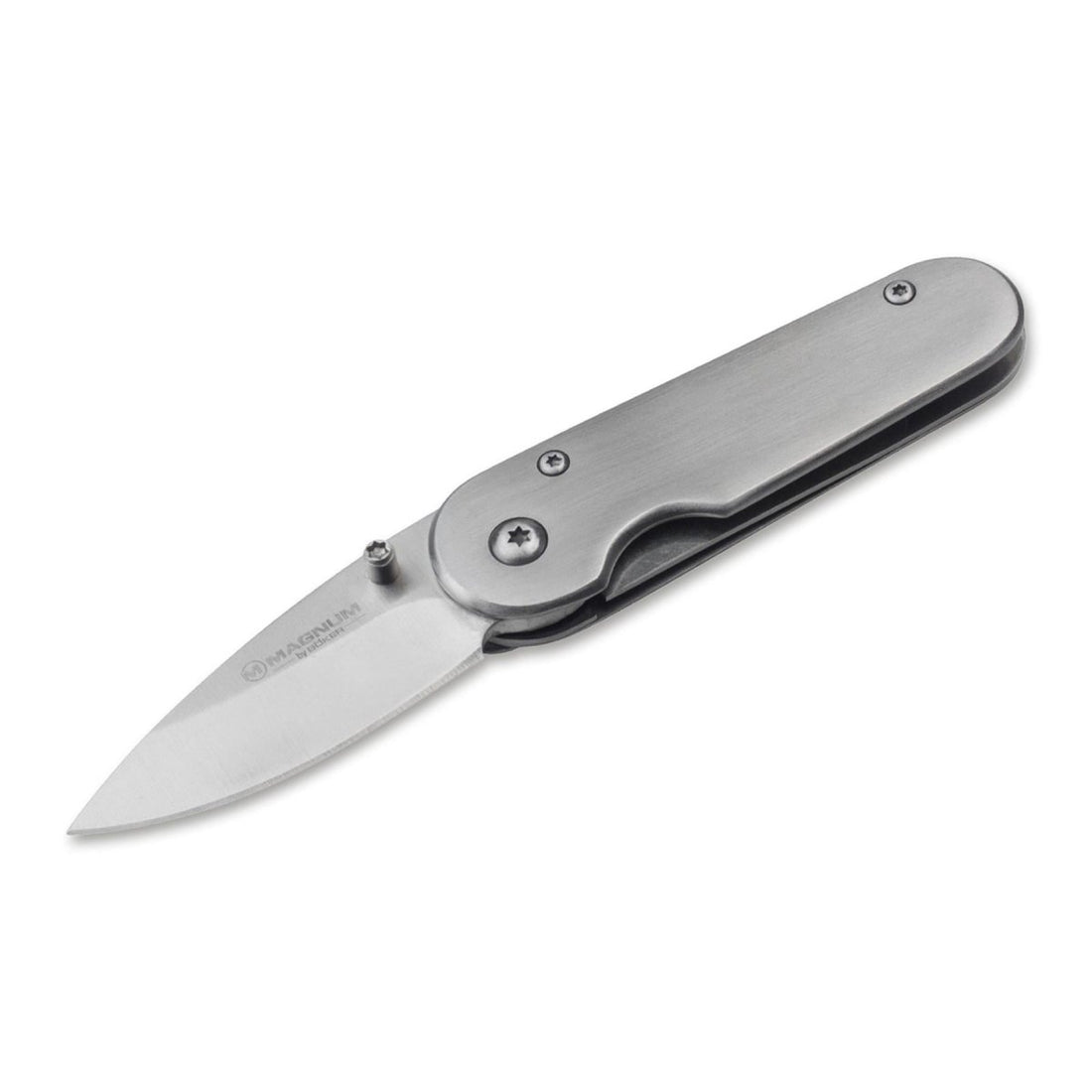 Couteau de poche de marque BOKER Maître Artisan pliant acier inoxydable non revêtu 440A
