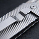 Couteau de poche pliant Boker Plus BabyX lame D2 manche acier inoxydable gris