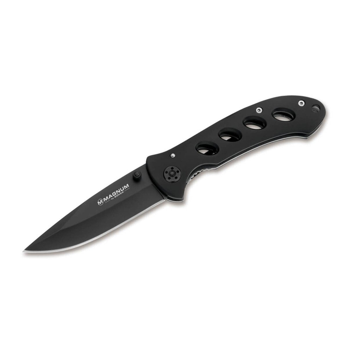 BOKER Shadow Couteau de poche pliant forme goutte d'eau 440A acier inoxydable noir