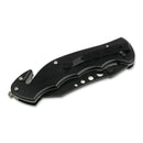 BOKER Special Forces Tanto folding pocket knife 440A steel aluminum handle black - GoMilitar
