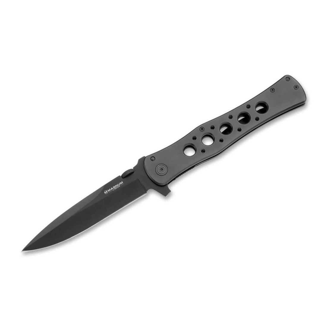 Couteau de poche BOKER Urban Tank pliant lame acier 440A enduit noir prise en main sécurisée