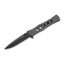 BOKER Urban Tank pocket knife folding black coated 440A steel blade secure grip - GoMilitar