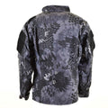 Veste de combat de style militaire de marque Mission Snake Black Camouflage uniforme