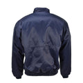 Veste bomber de marque Lambert pour les forces aériennes françaises, uniforme de pilote coupe-vent bleu chaud