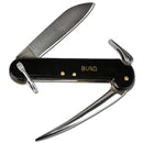 German Navy mariner pocket knife with blade, marlinspike, security lock, and lanyard loop, popular with sailors.