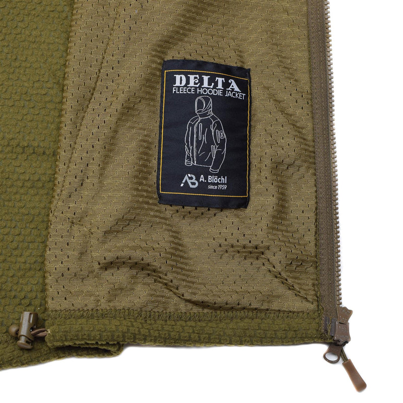 A. Blochl Veste style militaire à capuche polaire thermique renforcée coyote NEUF
