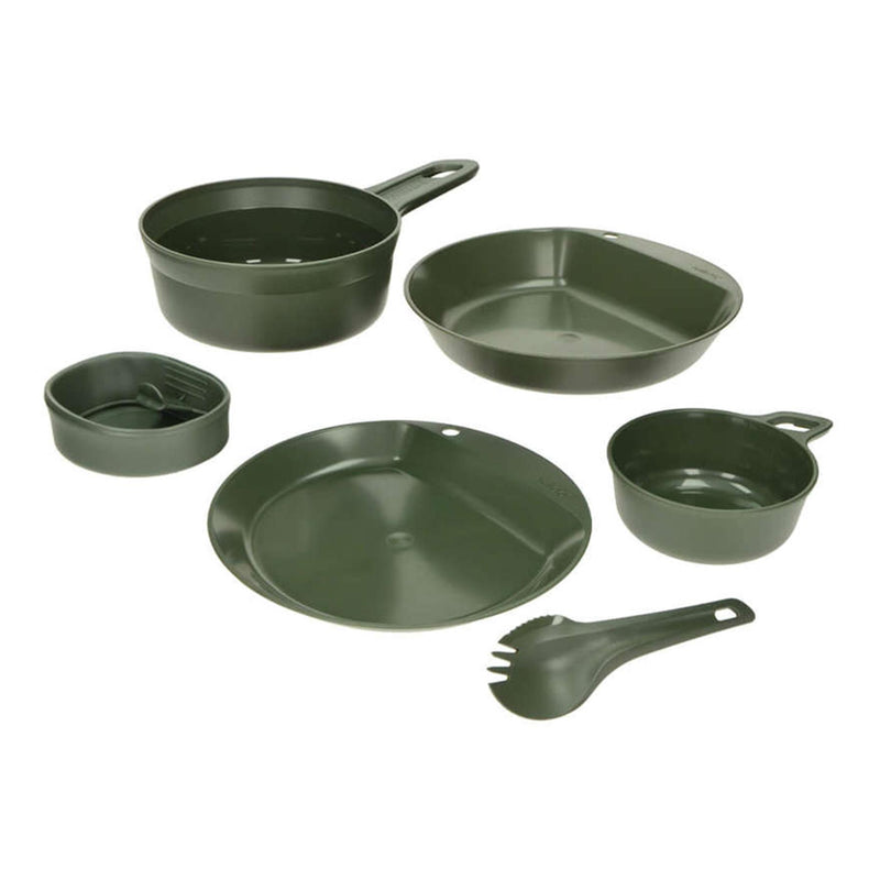 Ensemble de vaisselle de camping Wildo EXPLORER KIT Ustensiles d'extérieur légers sans BPA