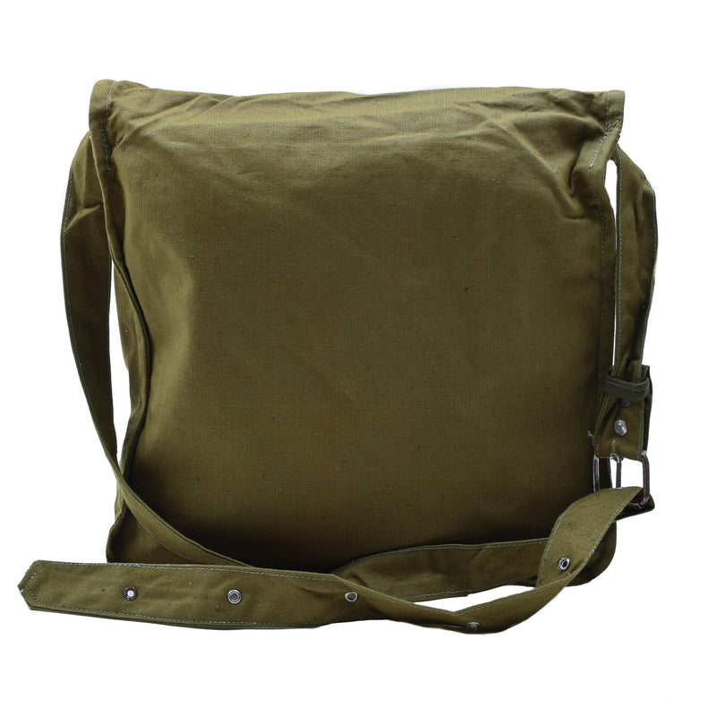 Sac à bandoulière militaire bulgare d'origine olive avec bandoulière réglable pour voyage en plein air