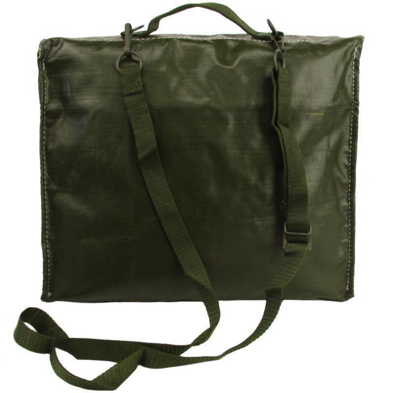 Sac à pain militaire en vinyle d'origine de l'armée tchèque M85, équipement général, bandoulière NEUF