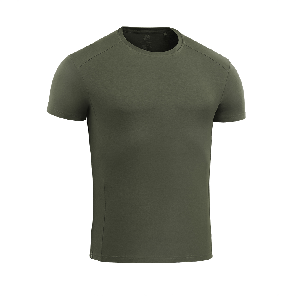 M-Tac 93/7 T-shirt d'été coupe confortable en coton stretch léger olive militaire