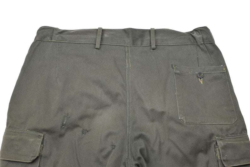 Pantalon de travail militaire italien original, pantalon cargo renforcé pour uniforme de travail