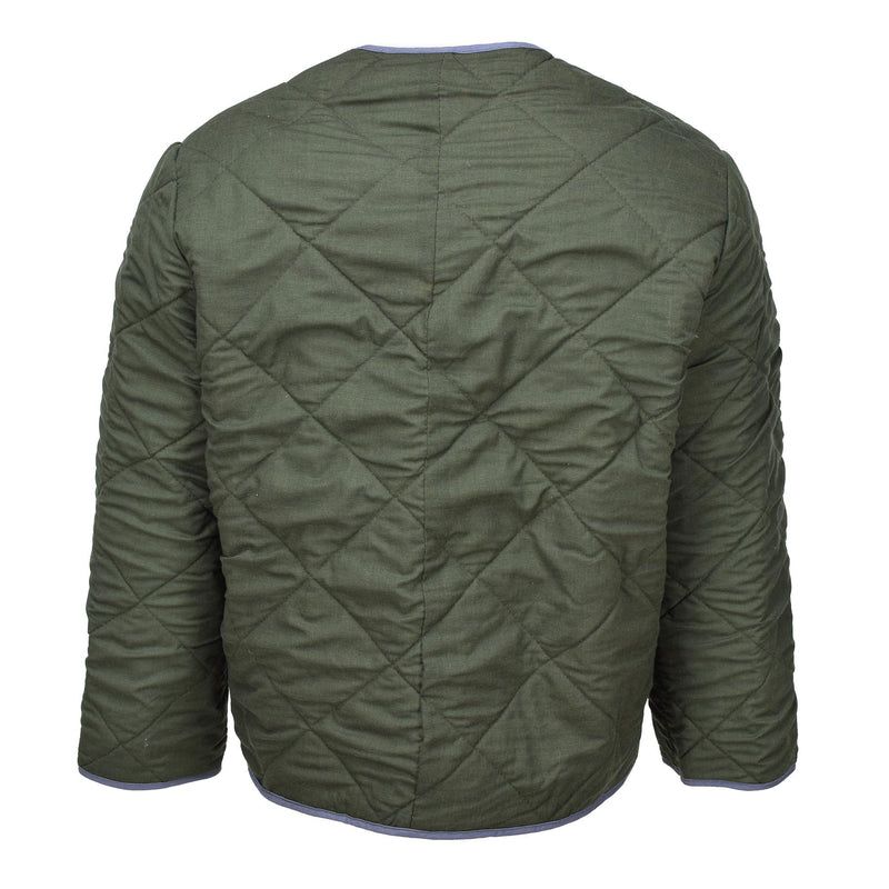 Doublure de veste thermique originale de l'armée tchèque olive pour temps froid et chaud NEUF