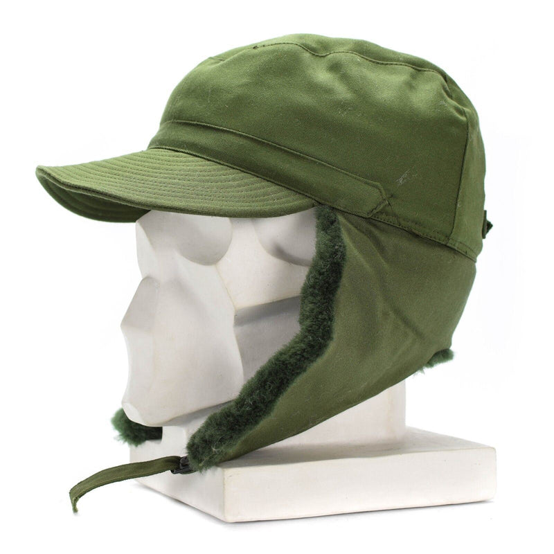 Casquette de combat d'hiver verte M59 de l'armée suédoise d'origine suédoise NEUF