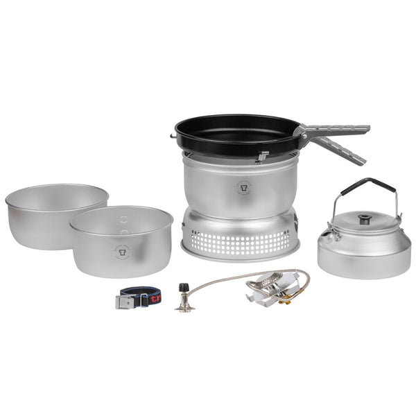 Ensemble de réchaud de camping Trangia en aluminium pour randonnée en plein air, casserole, pare-brise