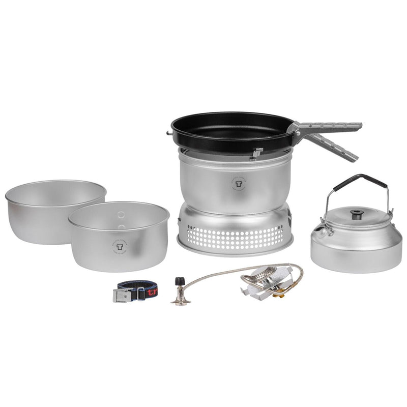 Ensemble de réchaud de camping Trangia en aluminium pour randonnée en plein air, casserole, pare-brise