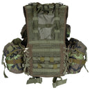 Original Czech Military Tactical Vest Combat Load Bearing System M95 Camo in green and brown tactical gear design
