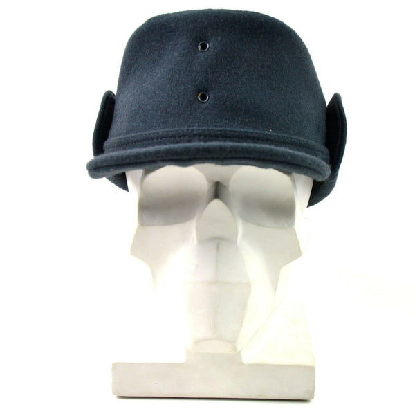 Chapeau d'hiver en laine de l'armée suédoise d'origine. Casquette d'hiver bleue suédoise NEUF