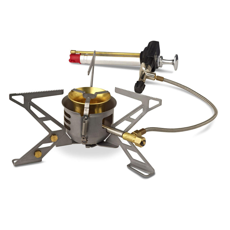 Réchaud multicombustible Primus OmniFuel II pour cuisine d'extérieur, camping, randonnée, brûleur à essence