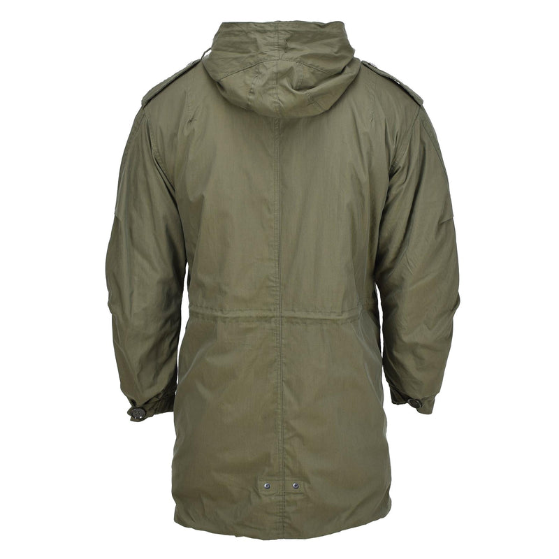 Parka à capuche style militaire américain MIL-TEC M51 doublure amovible matelassée olive NEUF