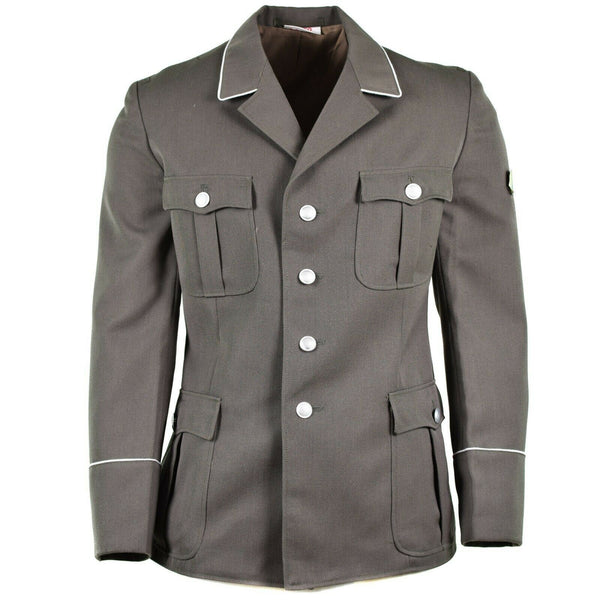 Veste de costume d'officier de l'armée allemande NVA originale uniforme militaire gris NEUF